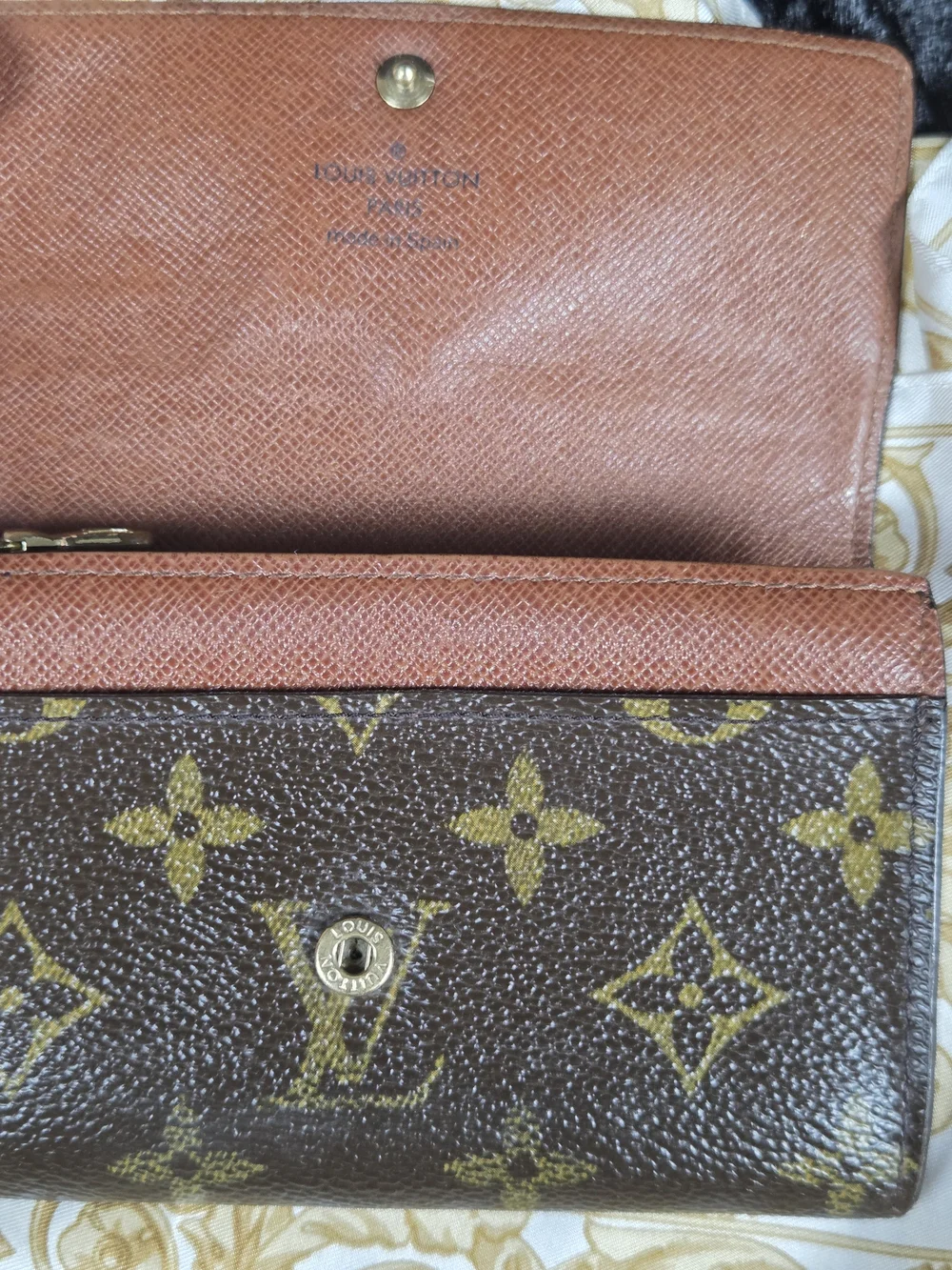 Louis Vuitton Monogram Trésor Bifold Wallet Vintage Made in Spain